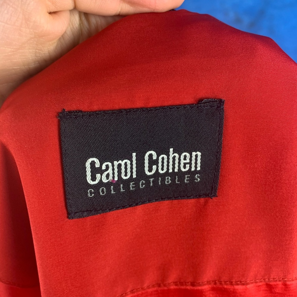 Vintage 1980s Red water proof windbreaker coat - Picture 7 of 7